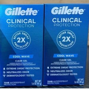 Gillette Clinical Clear Gel Cool Wave 2pk